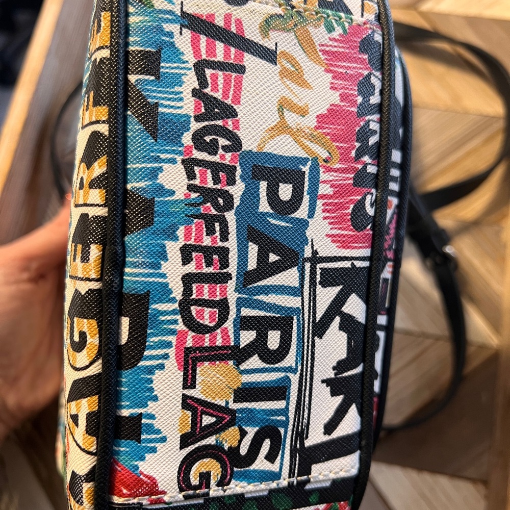 Karl Lagerfeld Multicolor Graffiti Crossbody Bag - Exceptional Used Condition. - Picture 6 of 9